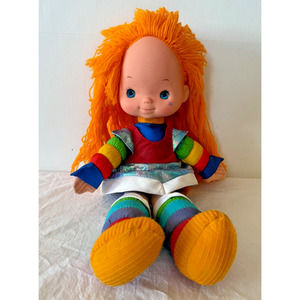 Vintage 1983 Rainbow Brite LARGE 18" Doll Plush Hallmark Mattel Toy